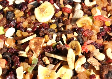 Dried fruit muesli mix for your snacks